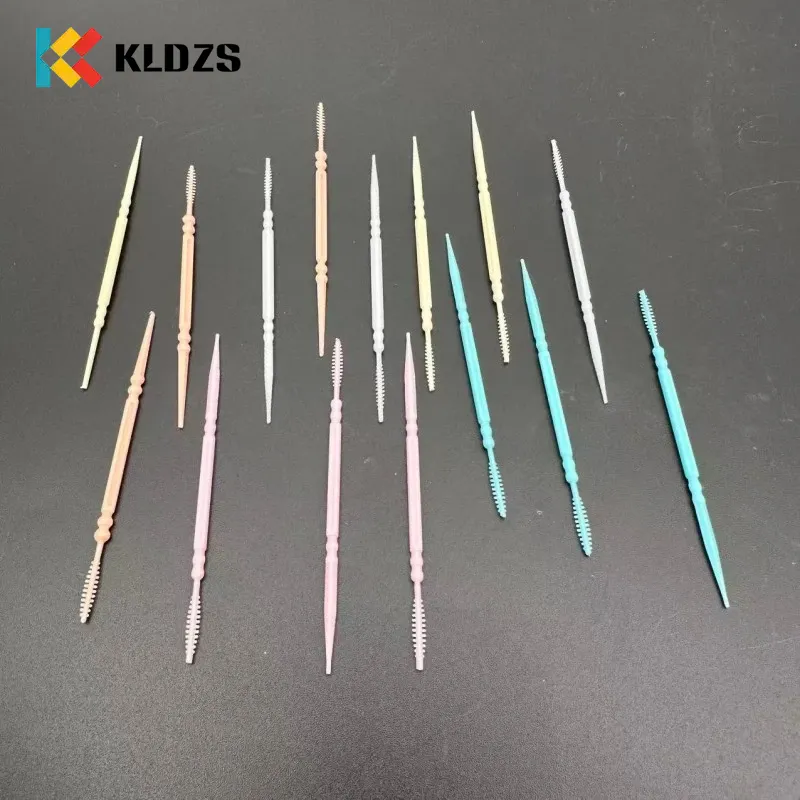 Palito de plástico em forma de espinha de peixe